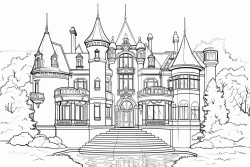 art deco chateau