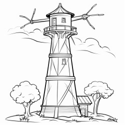water tower wind turbine