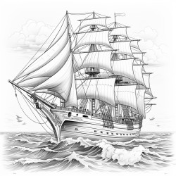 ship on the ocean