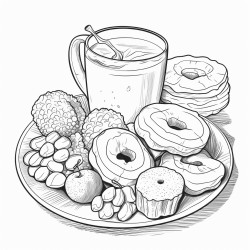 snacks and breakfast