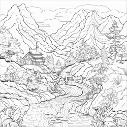 un paisaje de pars en tonos anaranjados