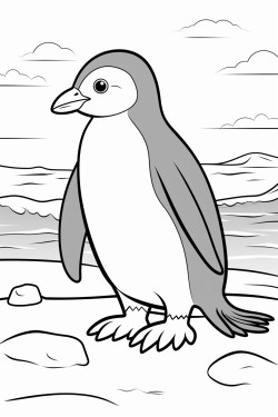 yelloweyed penguin waddling along a sandy beach with its distinctive yellow eye markings and playful demeanor