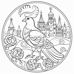 wygeneruj bajkow kolorowank bez wiatocieni w rozdzielczoci 10241024