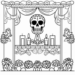 day of the dead altar