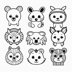 crochet themed animals