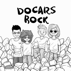banner with writing our da rocks