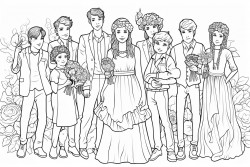 a group of friends with 3 boys and 5 girls