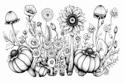 hemmorhoid shaped flowers
