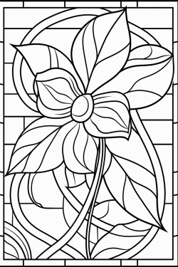 mosaic flower