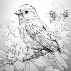 birde in nature