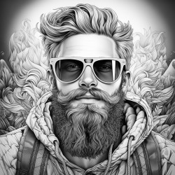 hombre calvo con lentes filosofo