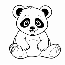 panda qui lit