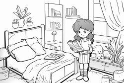 aesthetic and cozy girl bedroom