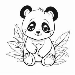 panda leaves