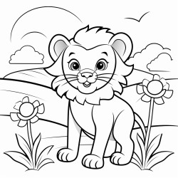 change this pic to a coloring book image