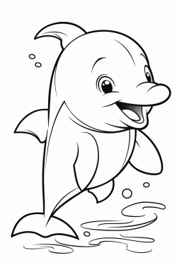 smiling baby dolphins