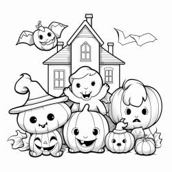 halloween themed cute cozy