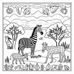 african line background