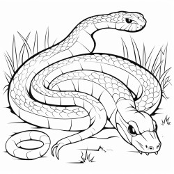 a large snake