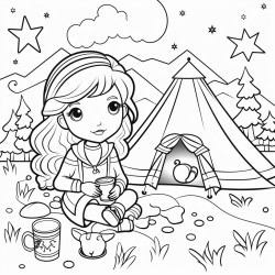 create festival coloring book outlines for kids to color