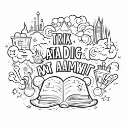 magical fantasy world with words reading is magic