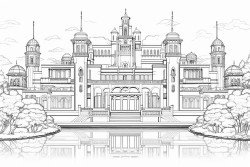art deco chateau