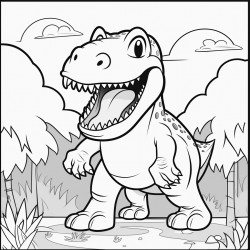 tyrannosaurus rex cartoon