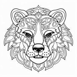 bearcat mascot mandala