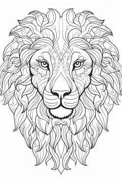 lion mandala