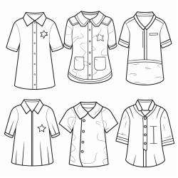 set of clothes