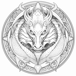 dragon mandala