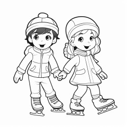 ice skating children