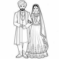 bride groom lengha sherwani no turban