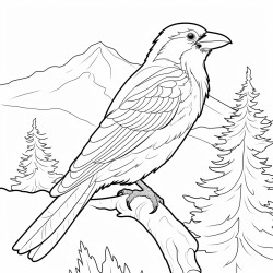 a bird with feathers that glow like the northern lights