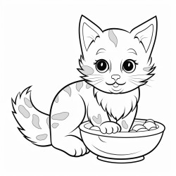 un chat sur un canap