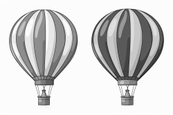 jednoroec z balonami