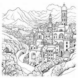 dibujo asturias