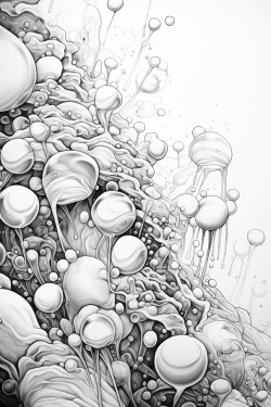bubbles up