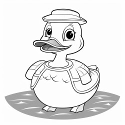 a lifeguard duck