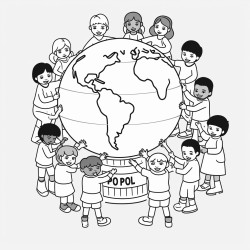 a poster for polio free world