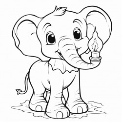 elephant and lightbulbs