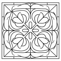 simple symmetric patterns