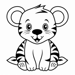 simple animal with little negative space label animal no background