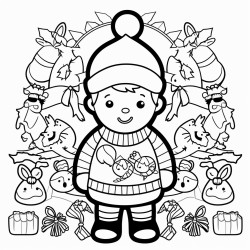 24 chrismas things symmetrical
