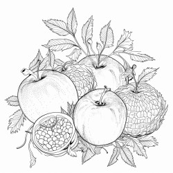 apples and pomegranate