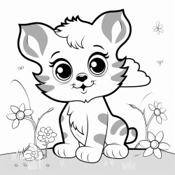 cute coloring book for toddlers