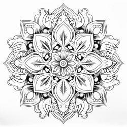 mandala des inneren friedens sanfte muster und formen die ruhe und gelassenheit ausstrahlen