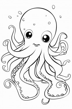 sea animal colouring book