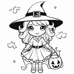 cute halloween witch