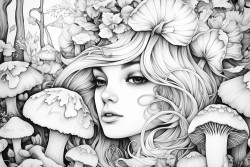 gowa kobiety odwrconej plecami